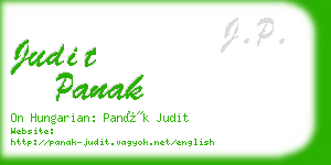 judit panak business card